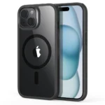 ESR Classic Hybrid Halolock Case with MagSafe for iPhone 15 - Clear/Black