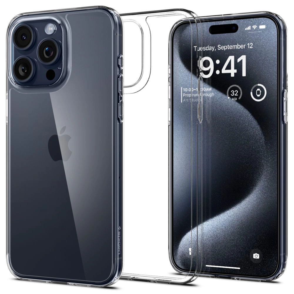 Spigen Airskin Hybrid Case for iPhone 15 Pro - Clear