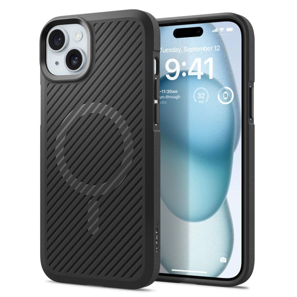 Spigen Core Armor Mag Case with MagSafe for iPhone 15 Plus - Matte Black