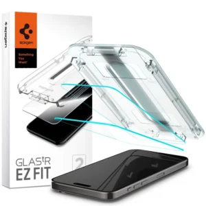 Spigen Glas.tR EZ Fit tempered glass for iPhone 15 Pro - 2 pcs.