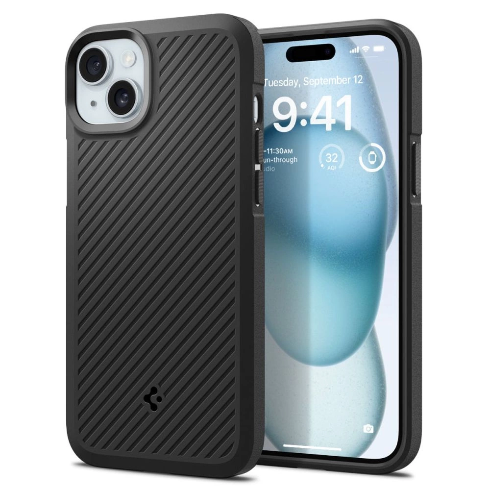 Spigen Core Armor iPhone 15 Plus Case - Matte Black