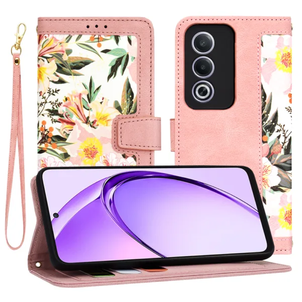 Techsuit - FlipCraft - Oppo A80 5G - Sweetheart Pink