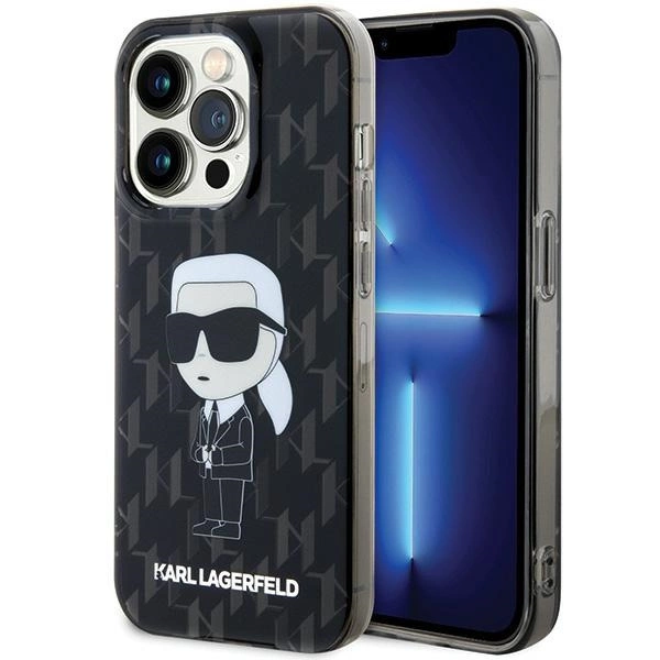 Karl Lagerfeld Monogram Ikonik case for iPhone 15 Pro - transparent