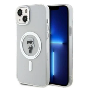 Karl Lagerfeld IML Ikonik MagSafe case for iPhone 15 Plus - transparent