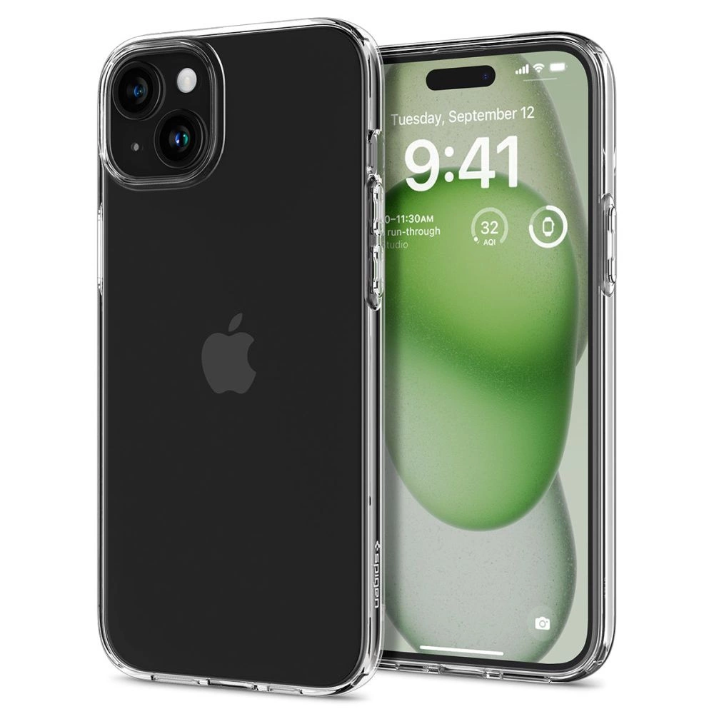 Spigen Liquid Crystal iPhone 15 Plus Case - Clear