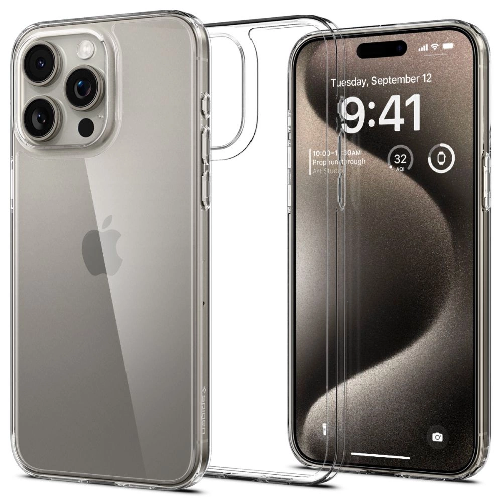 Spigen Airskin Hybrid Case for iPhone 15 Pro Max - Clear