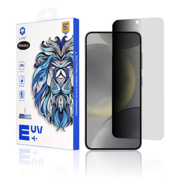 Lito - 3D UV Glass - Samsung Galaxy S24 - Privacy