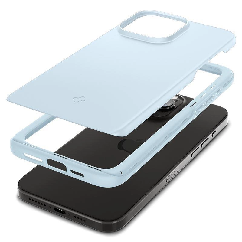 Spigen Thin Fit case for iPhone 15 Pro - light blue