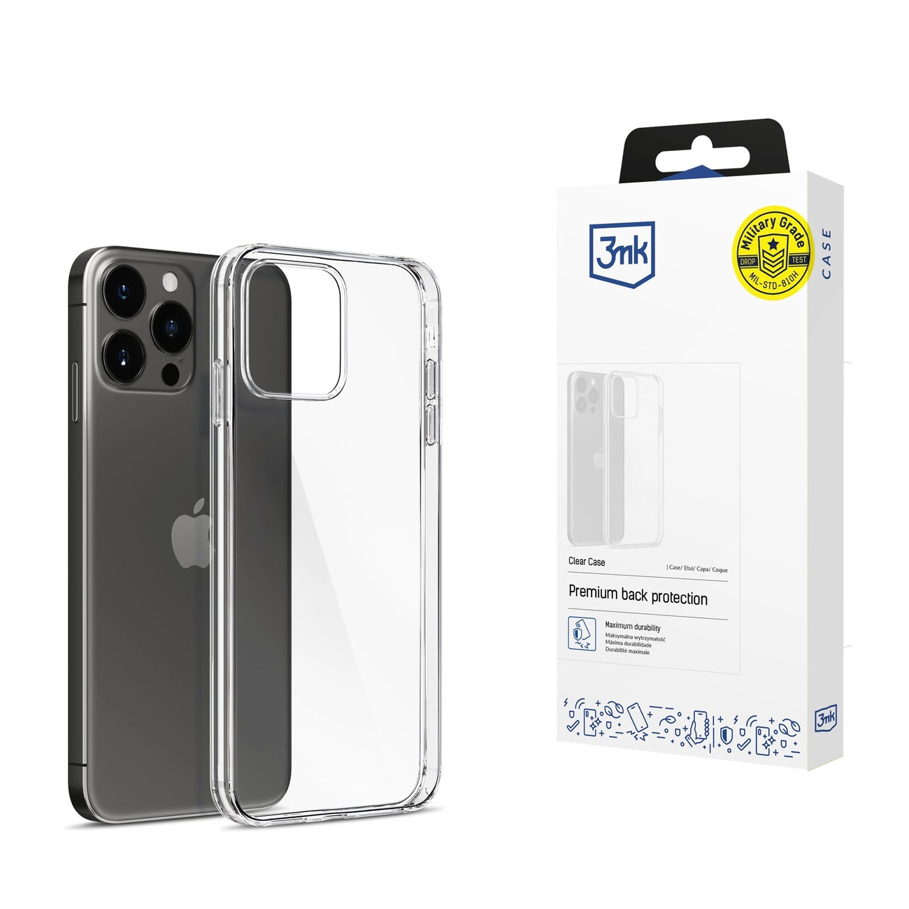 Apple iPhone 15 Pro - 3mk Clear Case