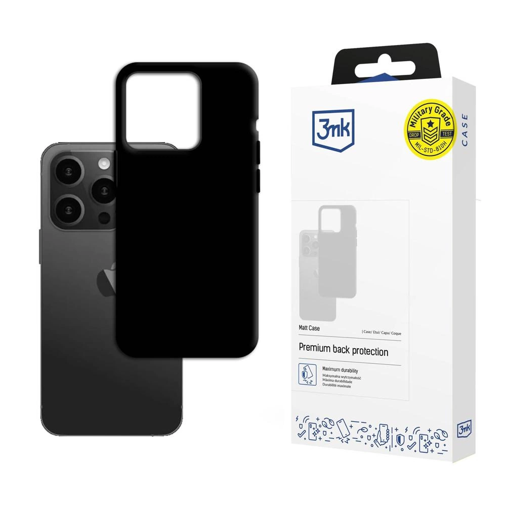 Apple iPhone 15 Pro - 3mk Matt Case black