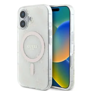 Guess - IML 4G Background MagSafe (GUHMP16SH4DTEH) - iPhone 16 - White