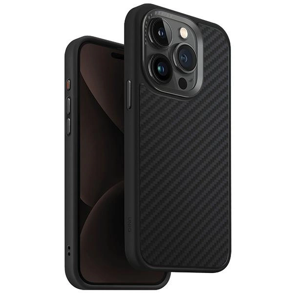 Uniq Keva Magclick Charging case for iPhone 15 Pro - black