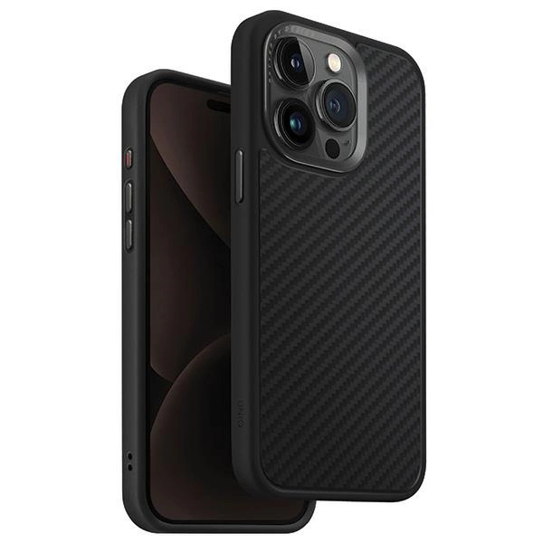 Uniq Keva Magclick Charging case for iPhone 15 Pro Max - black