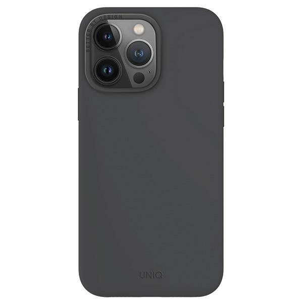 Uniq Lino Hue Magclick Charging case for iPhone 15 Pro Max - gray