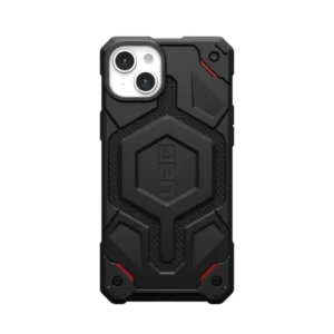 UAG Monarch Pro case with MagSafe for iPhone 15 Plus - black kevlar