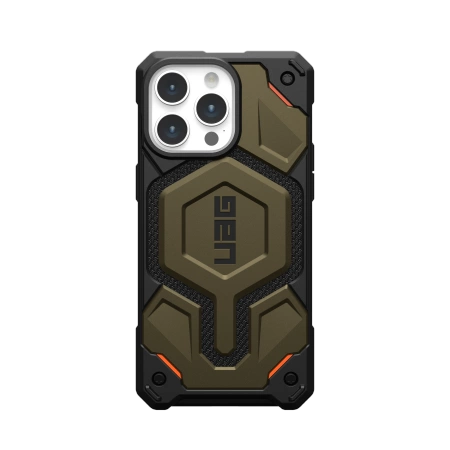 UAG Monarch Pro case with MagSafe for iPhone 15 Pro Max - green Kevlar