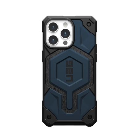 UAG Monarch Pro case with MagSafe for iPhone 15 Pro Max - dark blue