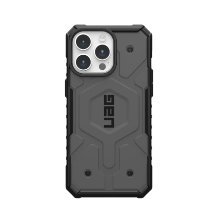 UAG Pathfinder MagSafe case for iPhone 15 Pro Max - silver