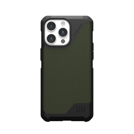 UAG Metropolis LT MagSafe case for iPhone 15 Pro Max - green Kevlar