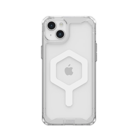 UAG Plyo MagSafe case for iPhone 15 Plus - transparent and white