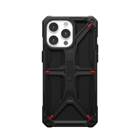 UAG Monarch case for iPhone 15 Pro Max - black kevlar