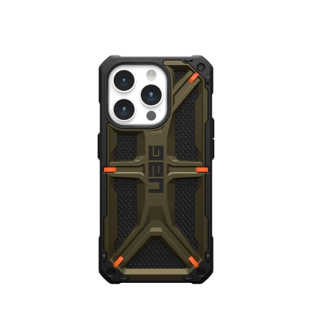 UAG Monarch case for iPhone 15 Pro - green kevlar