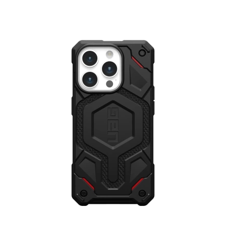 UAG Monarch Pro case with MagSafe for iPhone 15 Pro - black kevlar