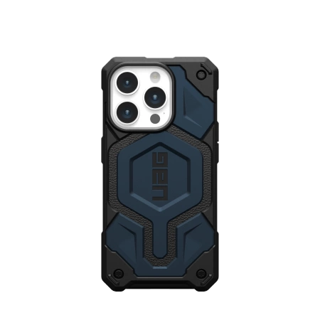 UAG Monarch Pro case with MagSafe for iPhone 15 Pro - dark blue