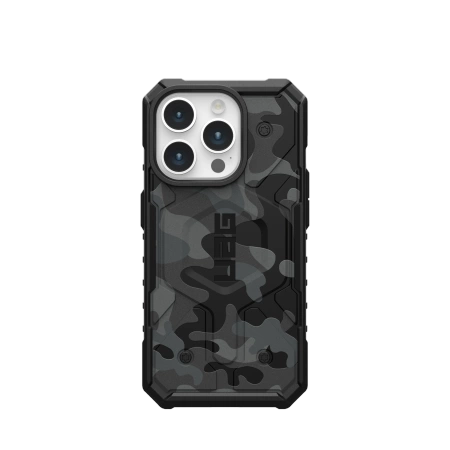 UAG Pathfinder case for iPhone 15 Pro - black camouflage