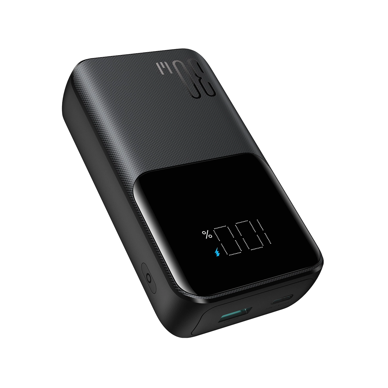 Joyroom JR-PBC06 mini power bank with built-in USB-C / Lightning cables 30W 10000mAh - black