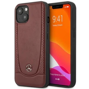 Mercedes MEHCP15SARMRE iPhone 15 6.1" red/red hardcase Leather Urban Bengale