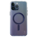 Uniq Coehl Dazze Magnetic Charging case for iPhone 15 Pro Max - blue