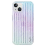 Uniq Coehl Linear case for iPhone 15 - pink and blue