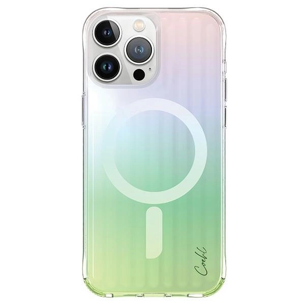 Uniq Coehl Linear Magnetic Charging case for iPhone 15 Pro Max - iridescent