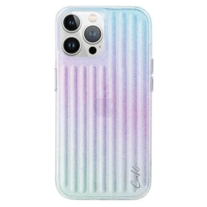 Uniq Coehl Linear case for iPhone 15 Pro Max - pink and blue