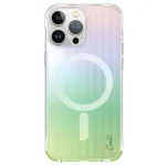 Uniq Coehl Linear Magnetic Charging case for iPhone 15 Pro - iridescent