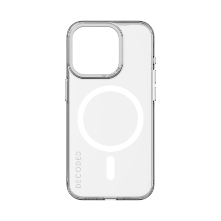 Decoded Transparent Clear Case with MagSafe for iPhone 15 Pro - transparent