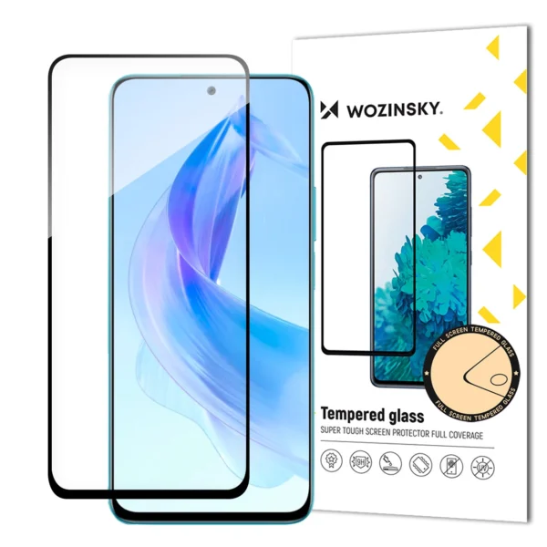 Durable Wozinsky Full Glue tempered glass for Honor 90 Lite/X50i