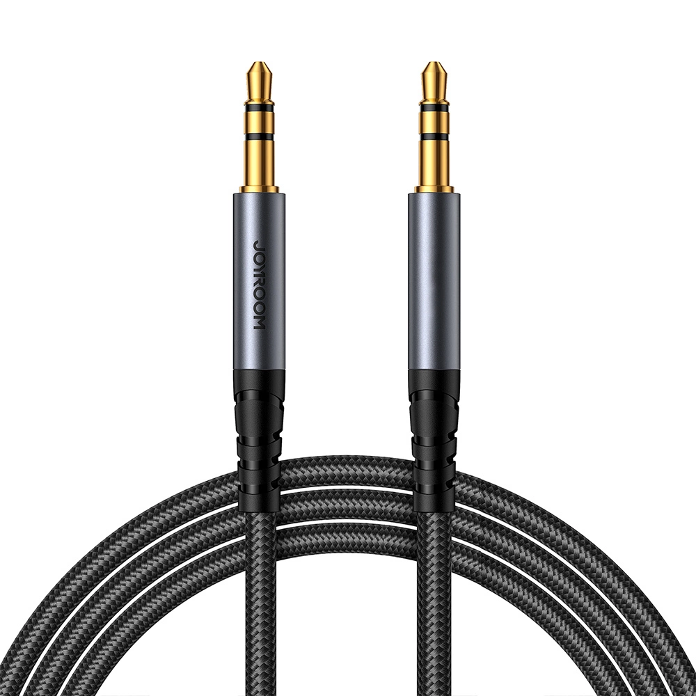 Joyroom stereo audio cable AUX 3.5 mm mini jack 1.2m black (SY-A08)