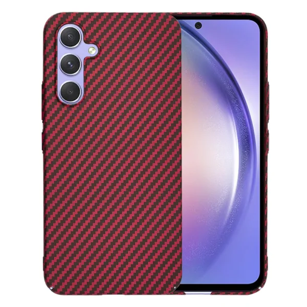 Techsuit - Carbonite FiberShell - Samsung Galaxy A54 - Red