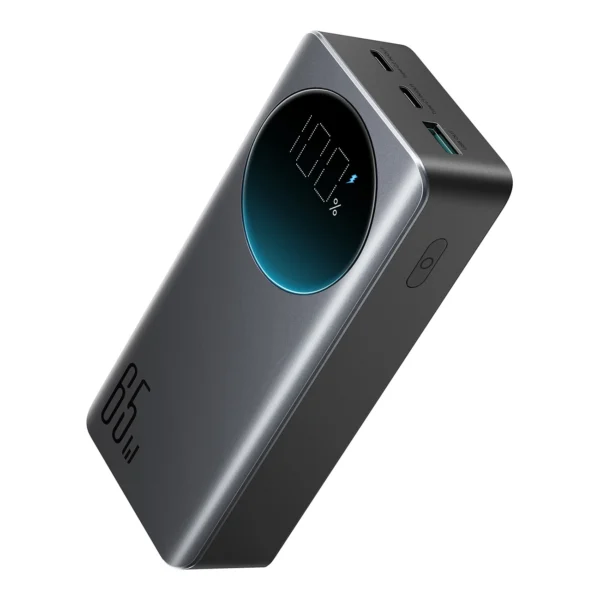 Joyroom 30000mAh 65W power bank with digital display (JR-PBF05) - black