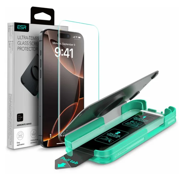 ESR - Armorite Screen Protector - iPhone 16 Pro - Clear