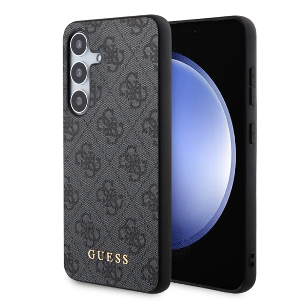 Guess - Hardcase 4G Metal Gold Logo (GUHCS24SG4GFGR) - Samsung Galaxy S24 - Black