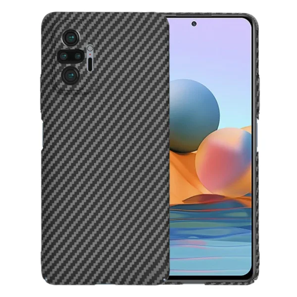 Techsuit - Carbonite FiberShell - Xiaomi Redmi Note 10 Pro / Note 10 Pro Max - Black