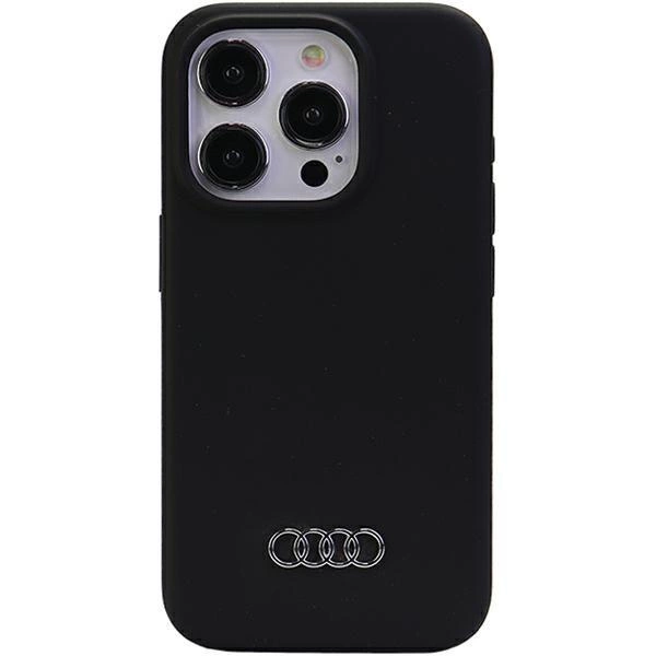 Audi Silicone Case for iPhone 15 Pro Max - black