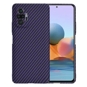 Techsuit - Carbonite FiberShell - Xiaomi Redmi Note 10 Pro / Note 10 Pro Max - Purple