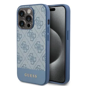 Guess - Hardcase 4G Stripe Collection (GUHCP15XG4GLBL) - iPhone 15 Pro Max - Blue