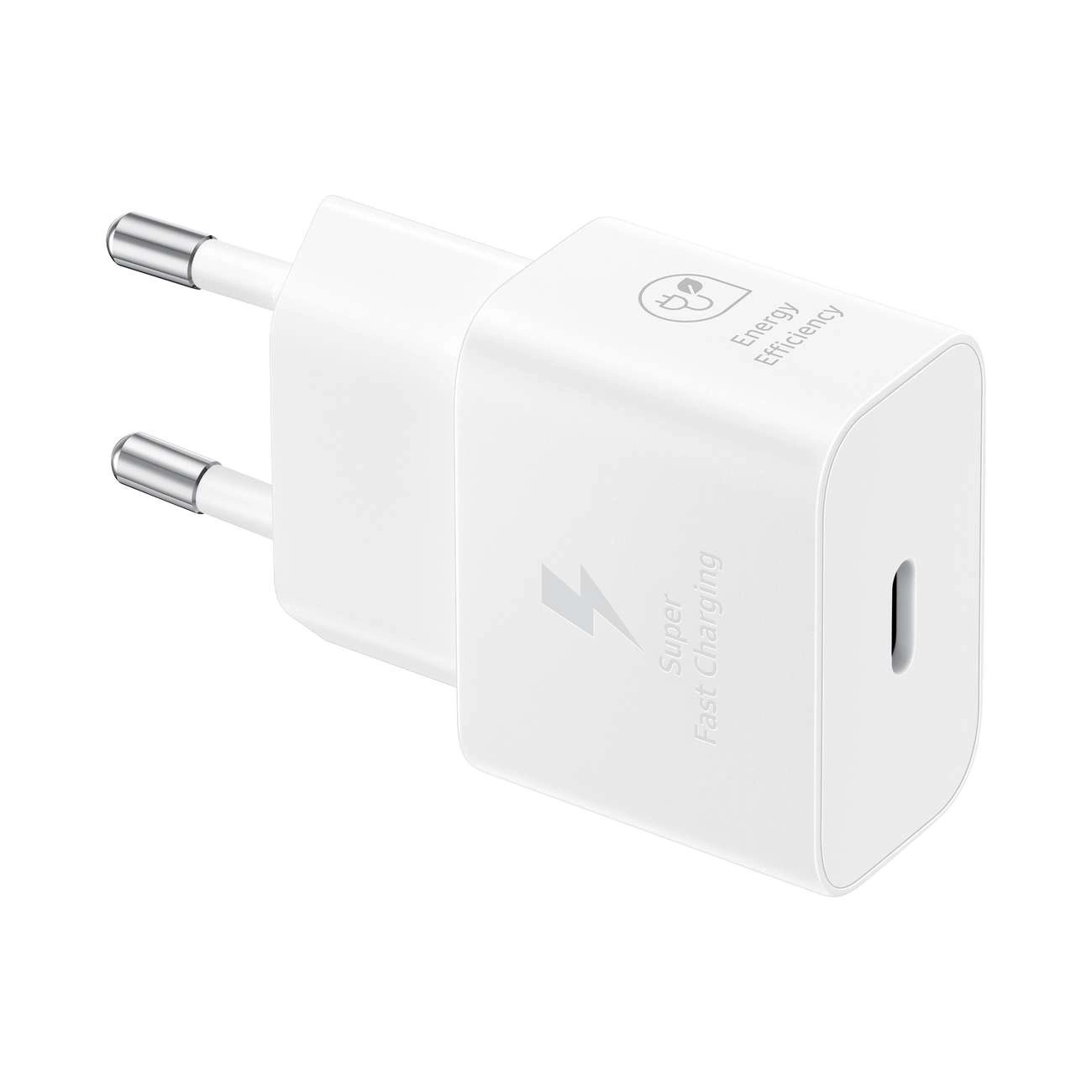 Samsung EP-T2510NWEGEU 25W SFC USB-C GaN wall charger - white