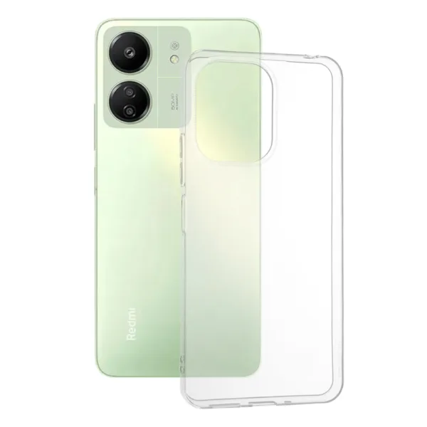 Techsuit - Clear Silicone - Xiaomi Redmi 13C 4G / 13C 5G / Poco M6 / C65 - Transparent