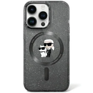 Karl Lagerfeld KLHMN61HGKCNOK iPhone 11 / Xr 6.1" black/black hardcase Karl&Choupette Glitter MagSafe